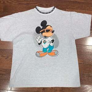 VTG 80s Velva Sheen Mickey Mouse Single Stitch Tee XL |USA Disney Y2K Streetwear